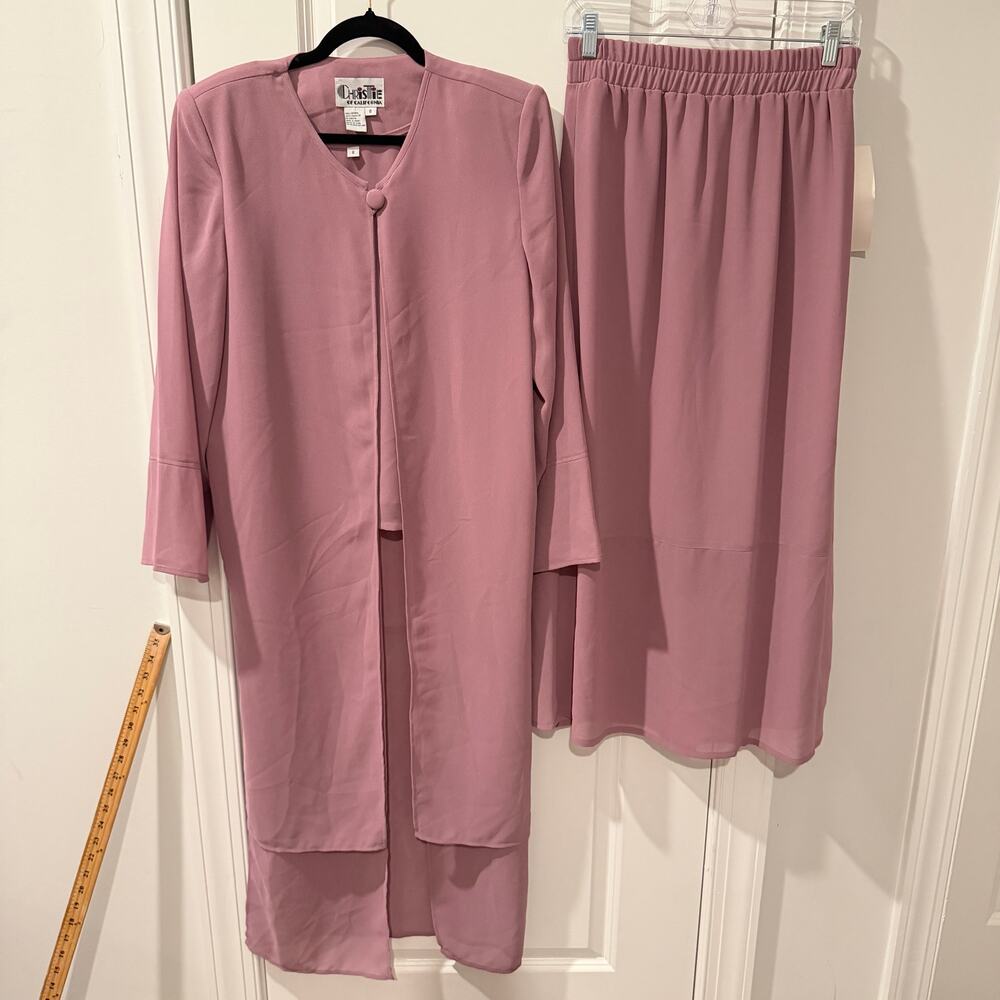 NWT CHRISTIE OF CALIFORNIA 3Pc Set skirts, jacket vest size 8